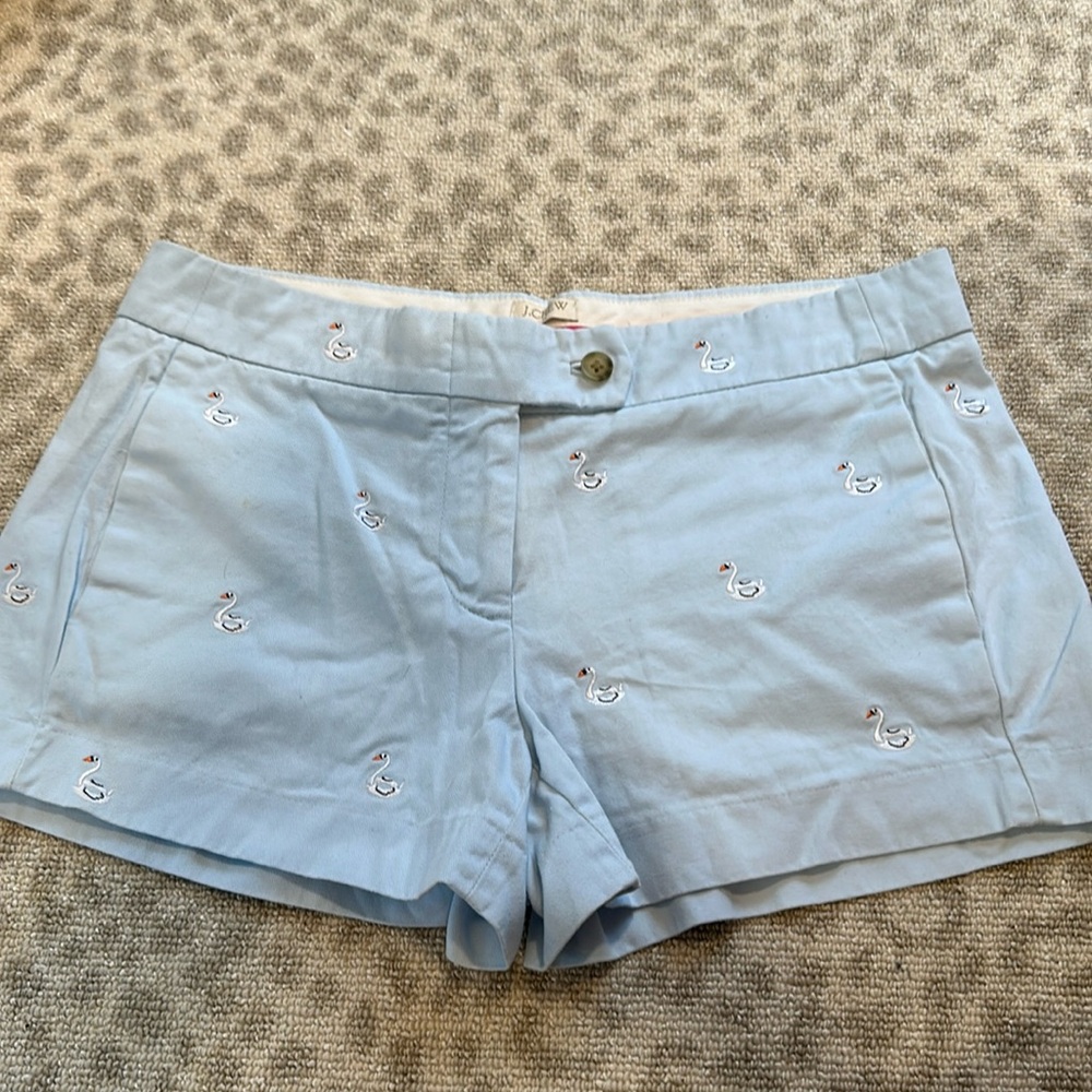 J Crew Factory swan shorts